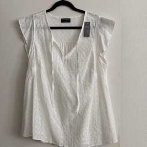 NWT ~Lane Bryant Blouse with Textured Design